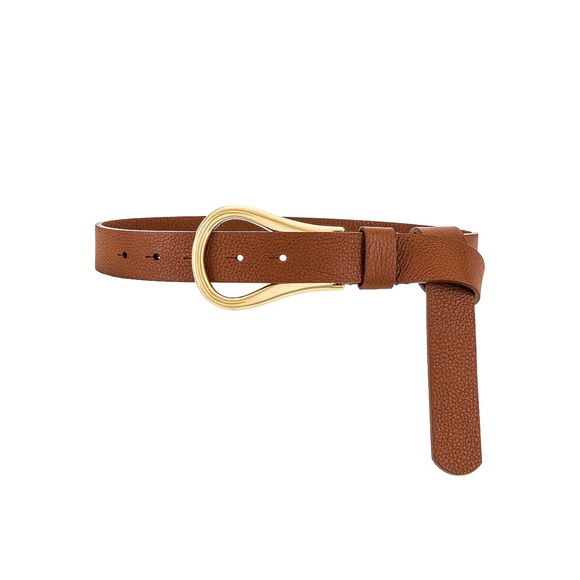 BLow the Belt Accessories Blow Belt Ryder Wrap Belt In Brandy Gold